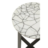Marmara Marble Top Side Table