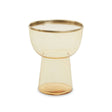 Martini Amber Glass Side Table