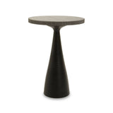 Martini Black Stone Top Side Table