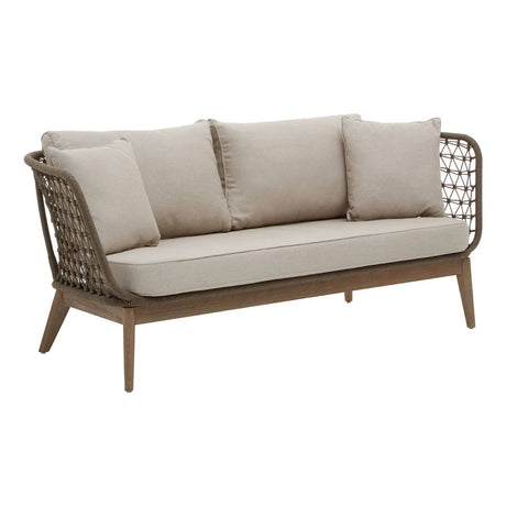 Opus Three Seat Grey Sofa