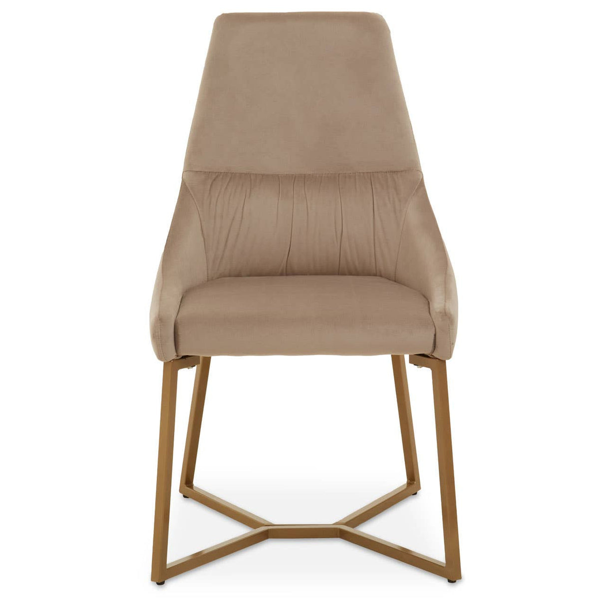 Vieste Mink Velvet Dining Chair