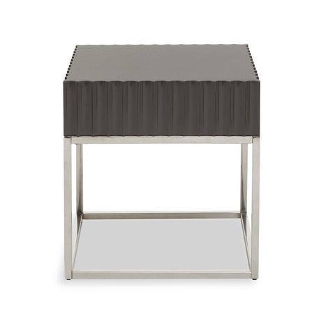 Genoa Grey Finish End Table