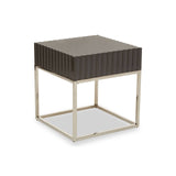 Genoa Grey Finish End Table