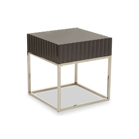 Genoa Grey Finish End Table