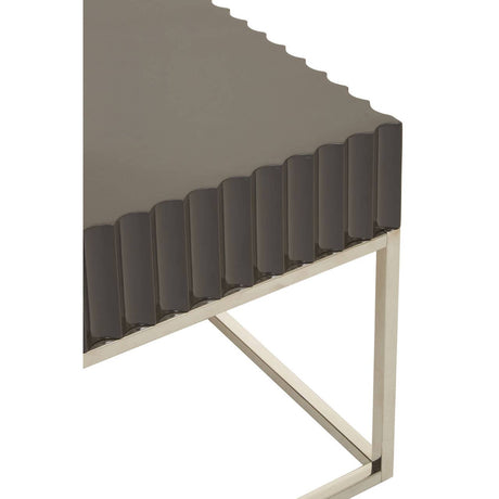 Genoa Grey Finish End Table