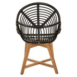Manado Black Rattan Chair