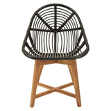 Manado Black Rattan Chair