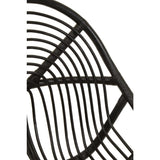 Manado Black Rattan Chair