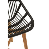 Manado Black Rattan Chair