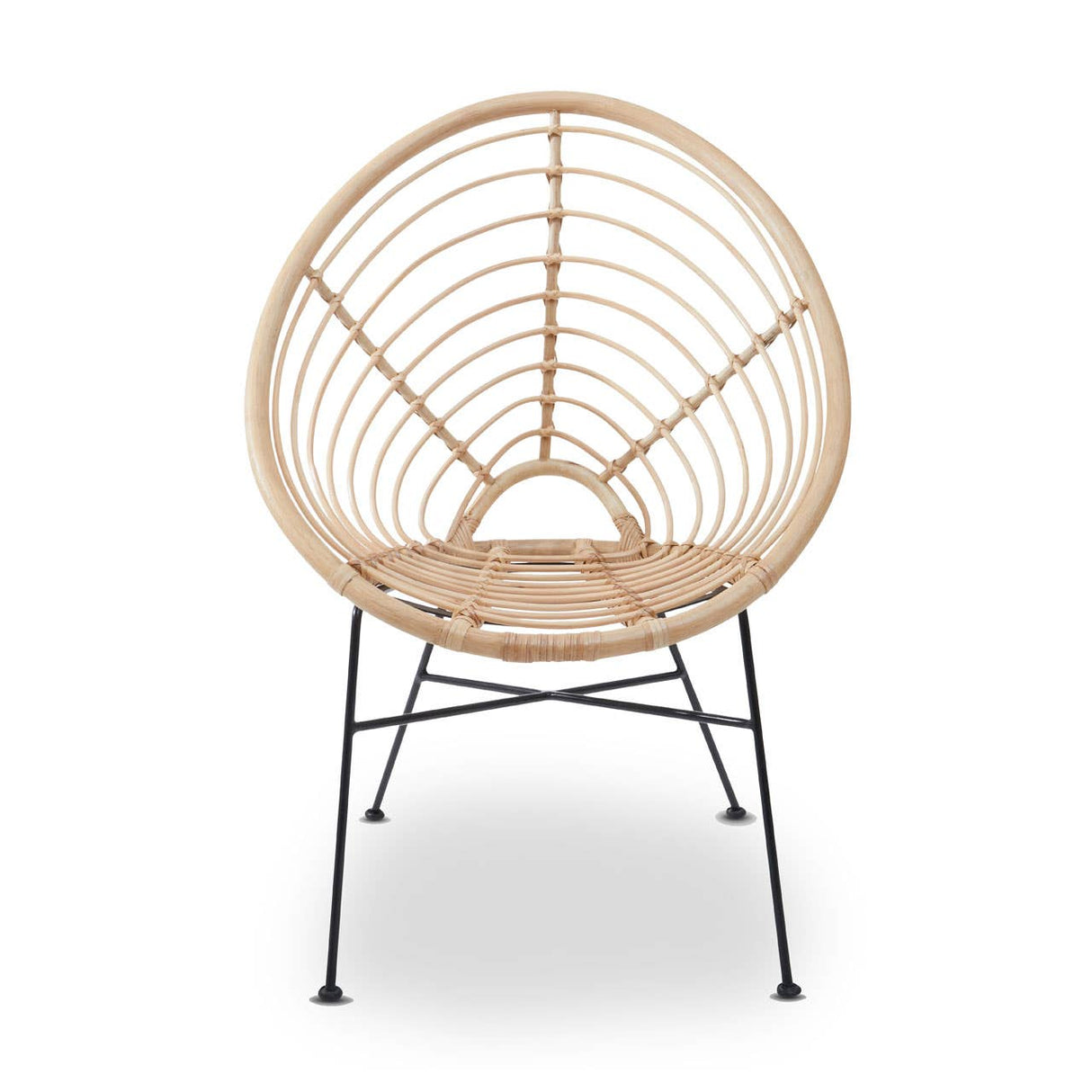 Java Natural Rattan Round Chair