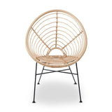 Java Natural Rattan Round Chair