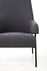 Henia Ash Velvet Chair