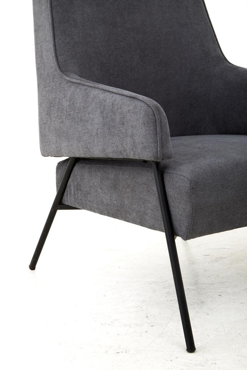 Henia Ash Velvet Chair