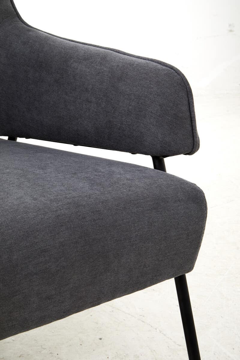 Henia Ash Velvet Chair