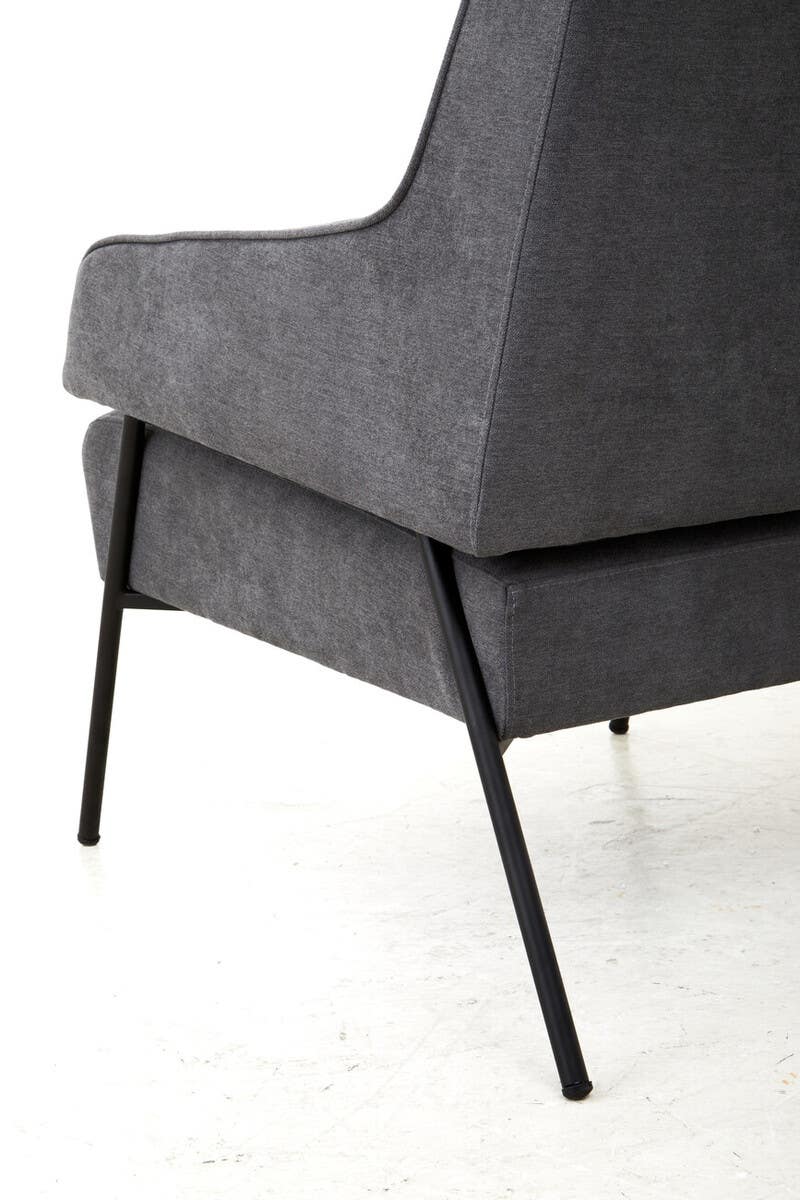 Henia Ash Velvet Chair