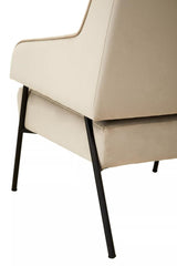 Henia Cream Velvet Chair