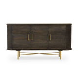 Rustic Mango Wood Sideboard Cabinet