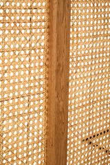 Lyon Natural Rattan And Oak Headboard