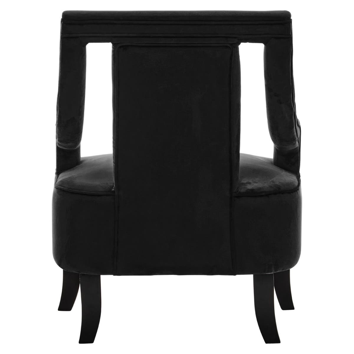 Faye Black Velvet Chair