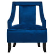 Faye Midnight Blue Velvet Chair