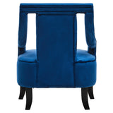 Faye Midnight Blue Velvet Chair