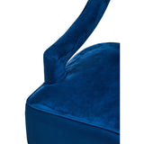 Faye Midnight Blue Velvet Chair