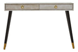 Cadio Shagreen Effect Two Drawer Console Table