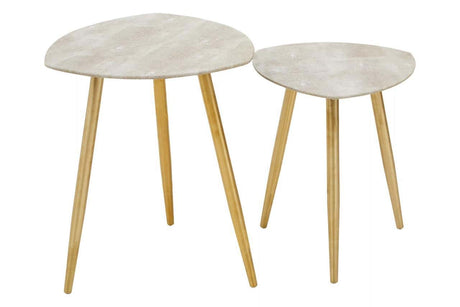 Cadio Set Of Two Shagreen Tables