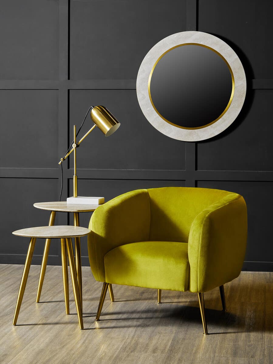 Cadio Set Of Two Shagreen Tables