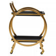 Cardoba Two Tier Black Serving Trolley