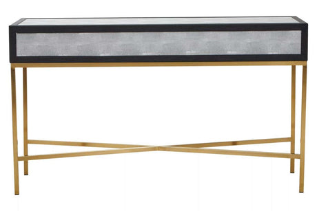Cadiz Grey Shagreen Console Table