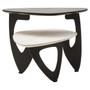 Imperia 2 Tier Small Asymmetrical Ceramic Coffee Table