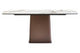 Imperia White Ceramic Marble Effect Rectangular Dining Table