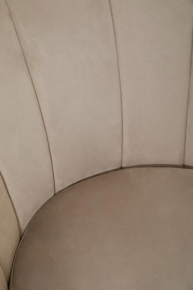 Biarritz Mink Velvet Chair