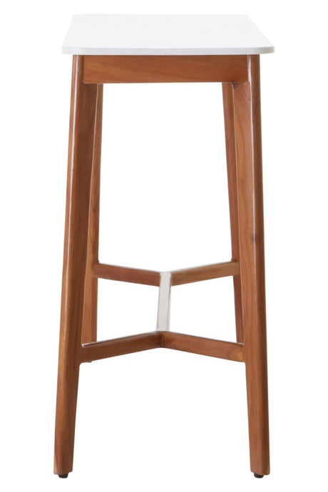 Myan White Marble Console Table