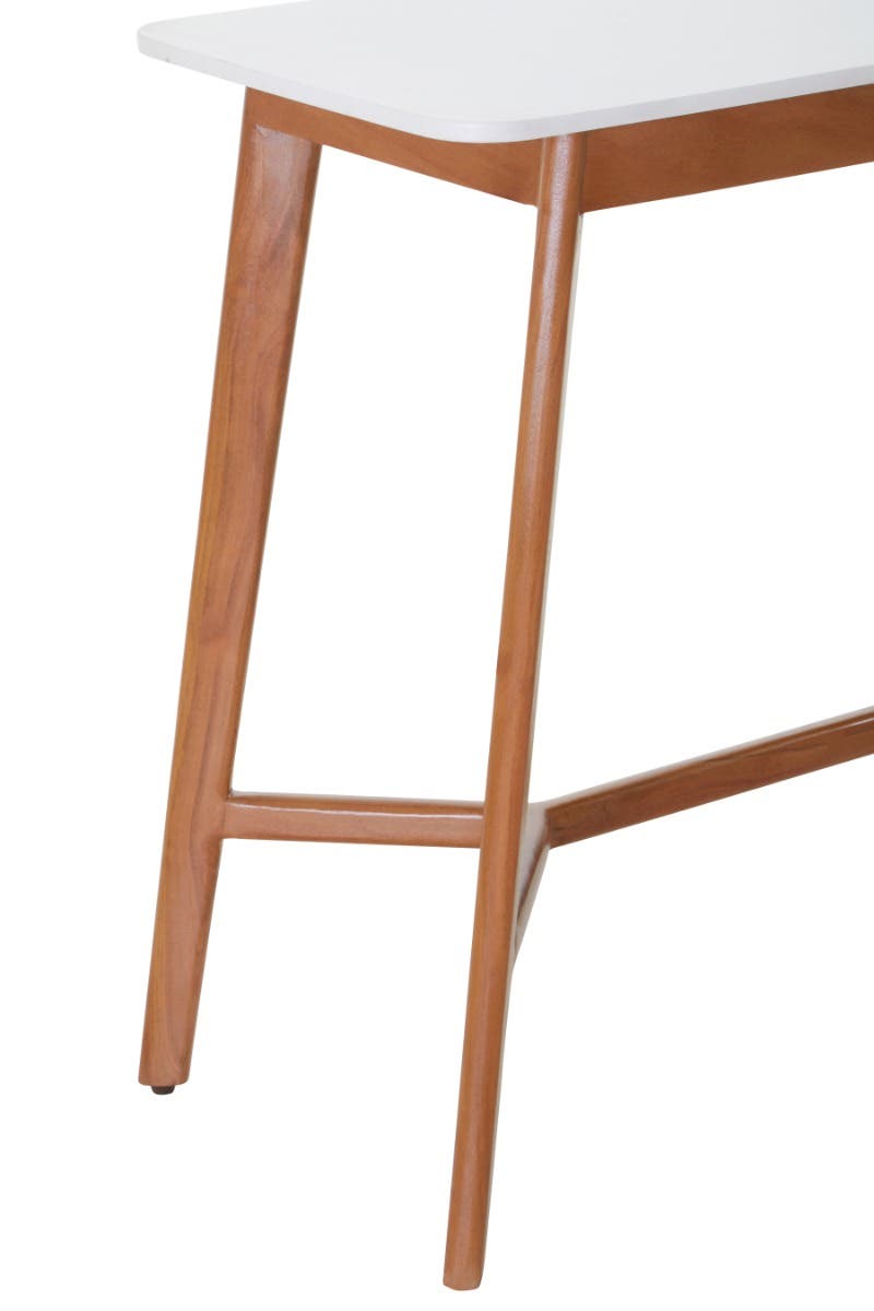 Myan White Marble Console Table