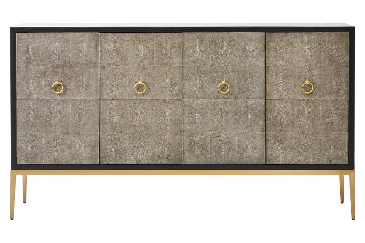 Deruta Grey Shagreen Sideboard