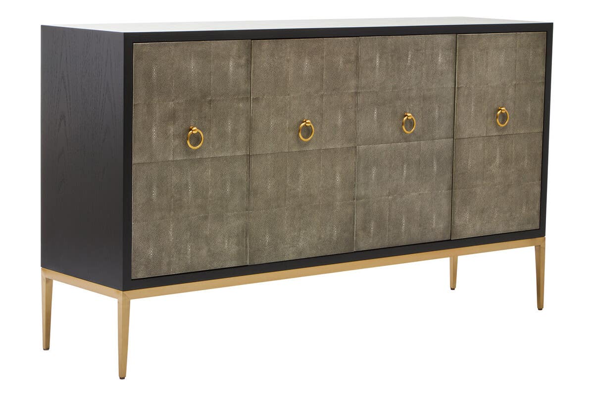 Deruta Grey Shagreen Sideboard