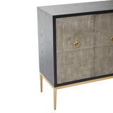 Deruta Grey Shagreen Sideboard
