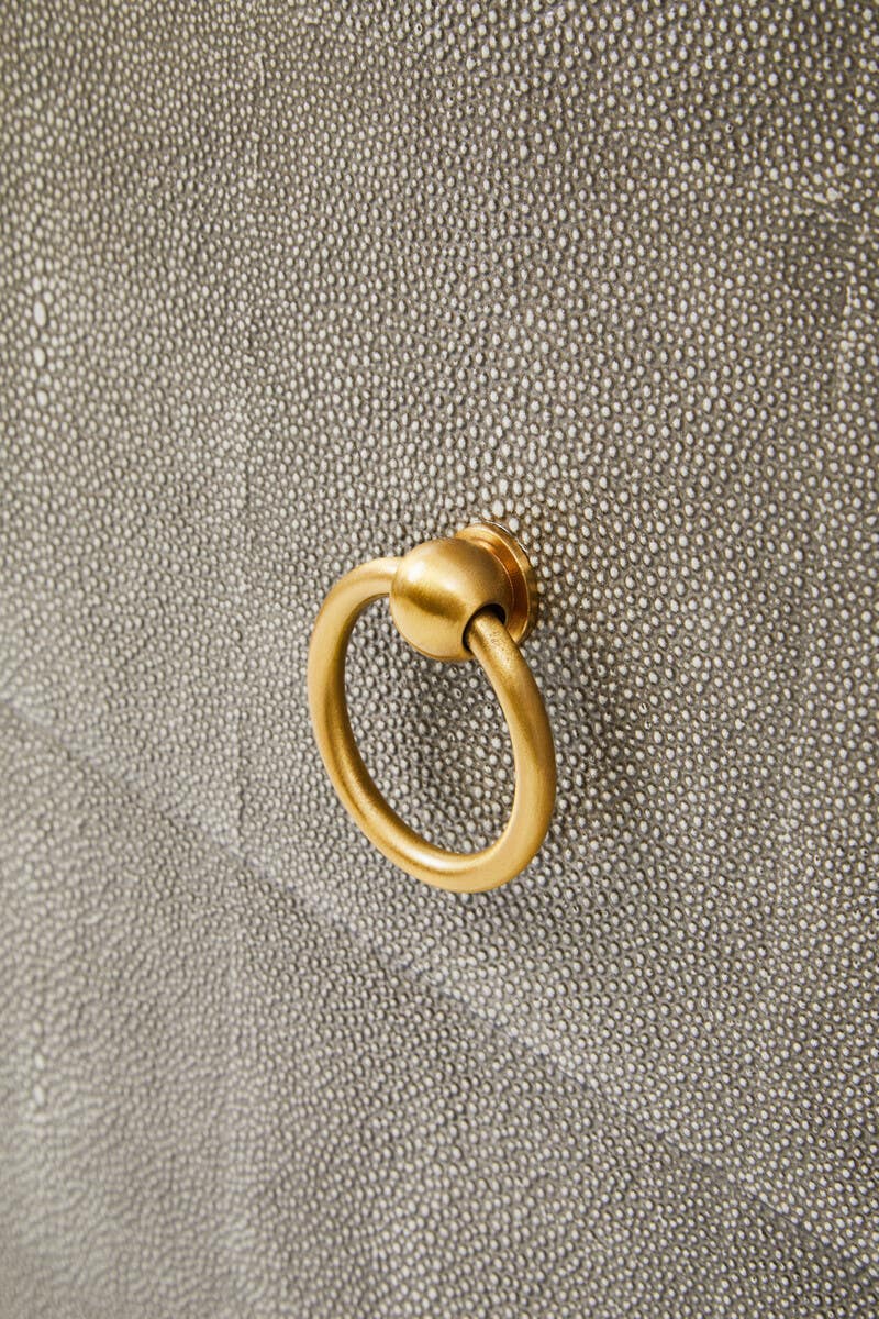 Deruta Grey Shagreen Sideboard