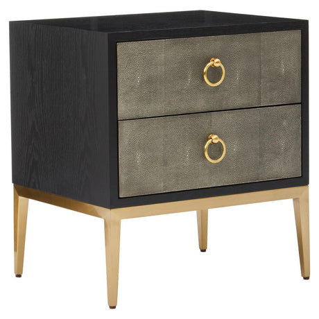 Deruta Grey Shagreen Chest