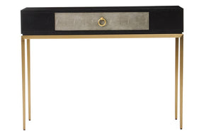 Deruta Grey Shagreen Console Table