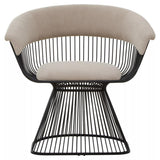Vogue Mink and Black Velvet Chair