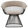 Vogue Mink and Black Velvet Chair