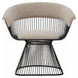 Vogue Mink and Black Velvet Chair