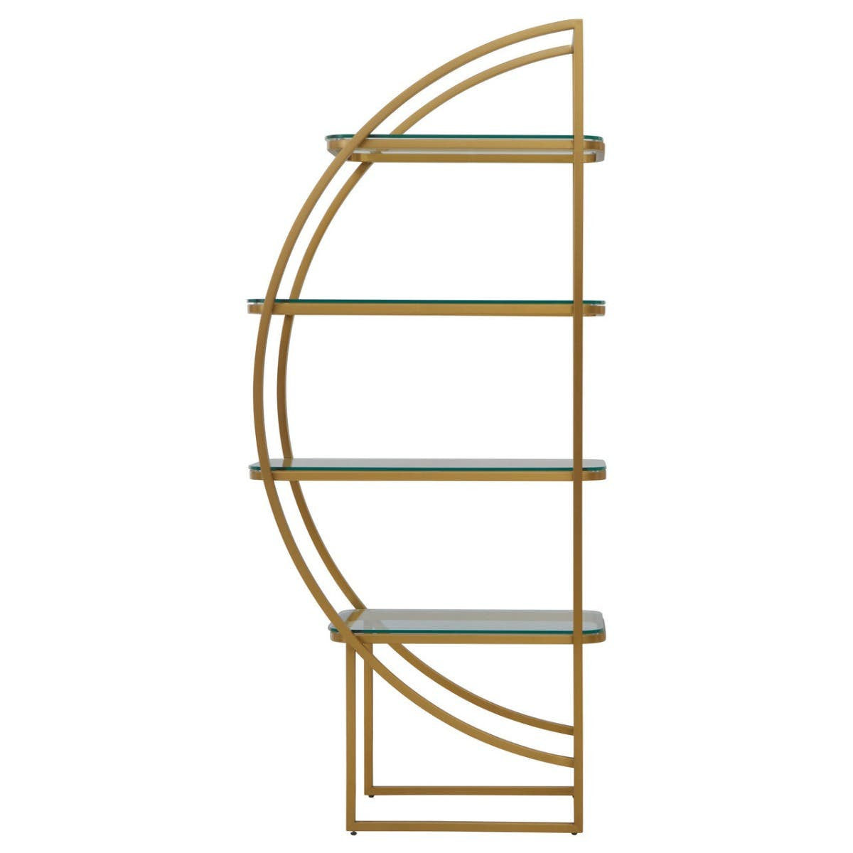 Vogue Left Half Moon Shelf Unit