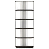 Vogue Five Tier Black Shelf Unit