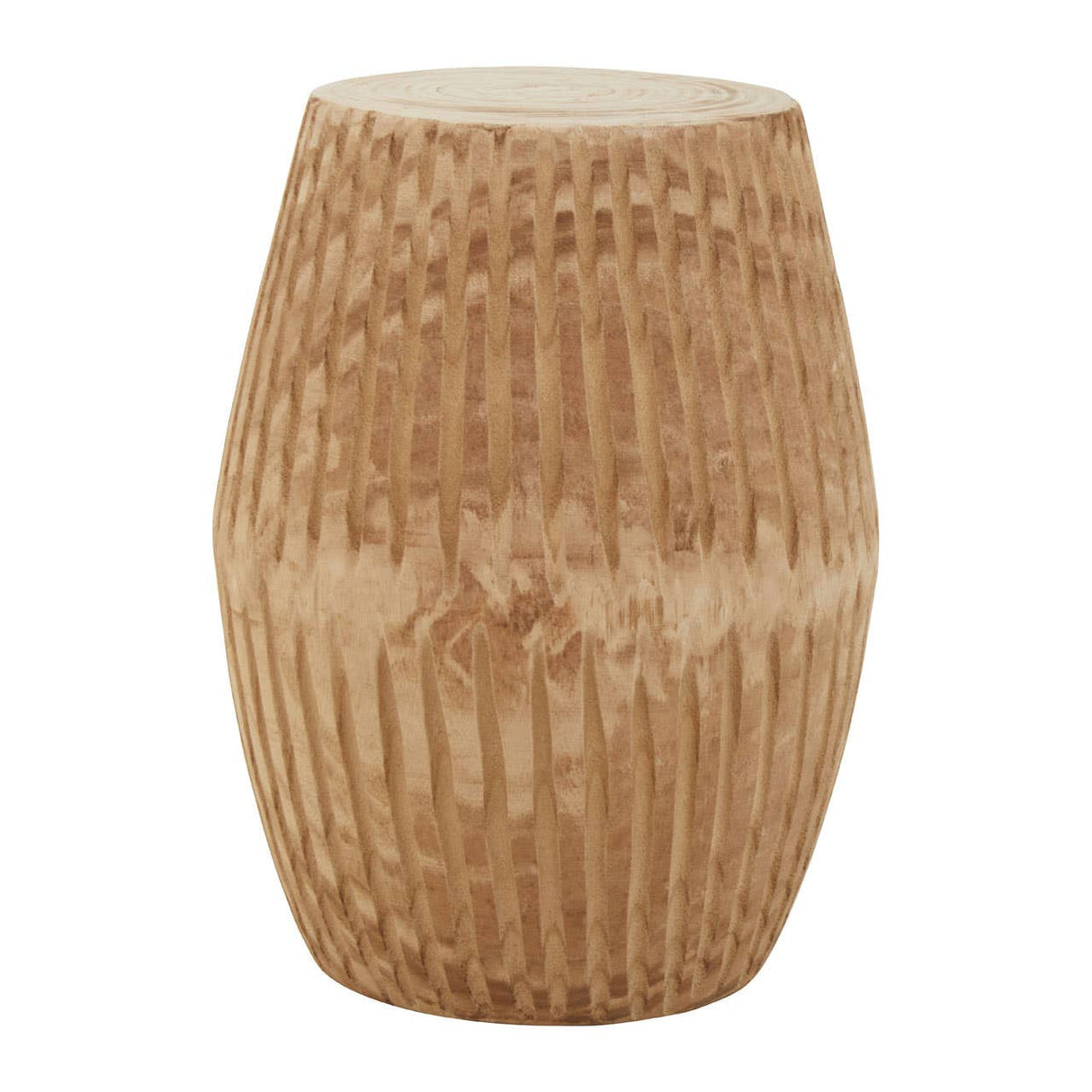 Arlo Natural Engraved Side Table.