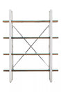 Kerala Natural Wood Four Tier Shelf Unit