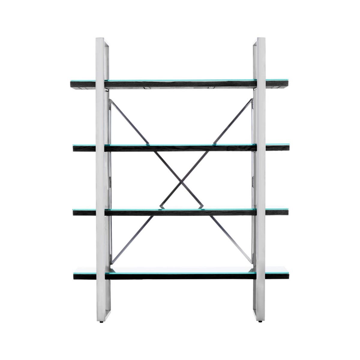Kerala Black Four Tier Shelf Unit